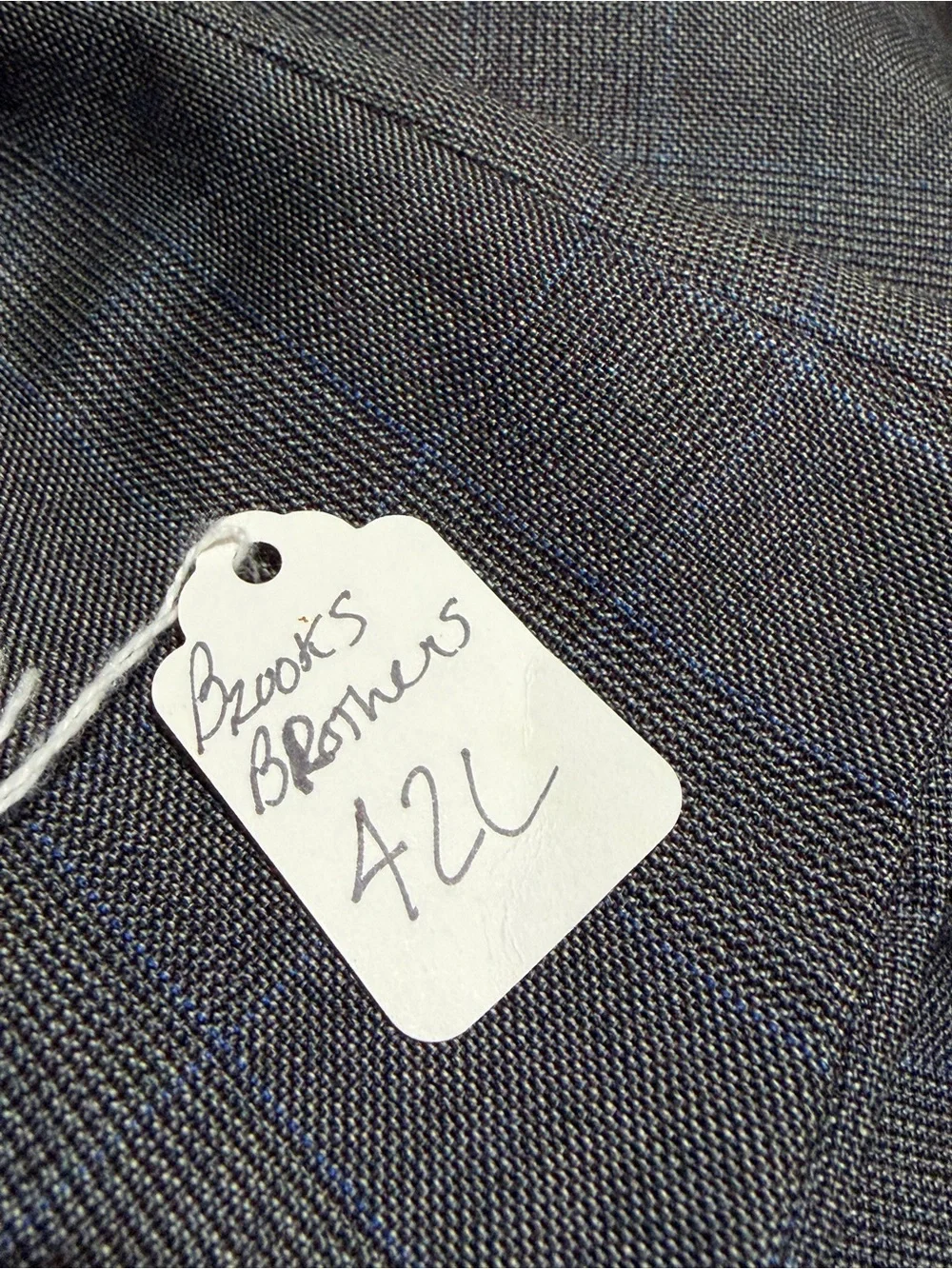Brooks Brothers Gray Wool Blend Sport Coat Blazer Men’s 42L Classic Two Button